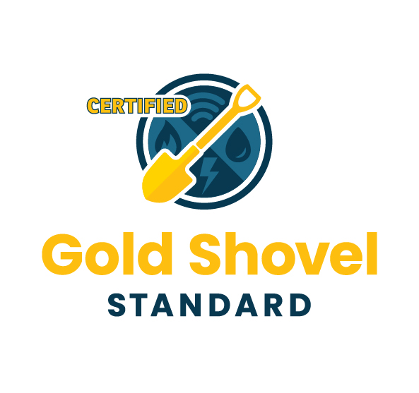 Safety awarded the Gold Shovel Standard Certification 